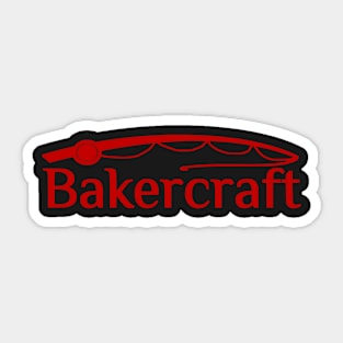 Bakercraft Red Sticker